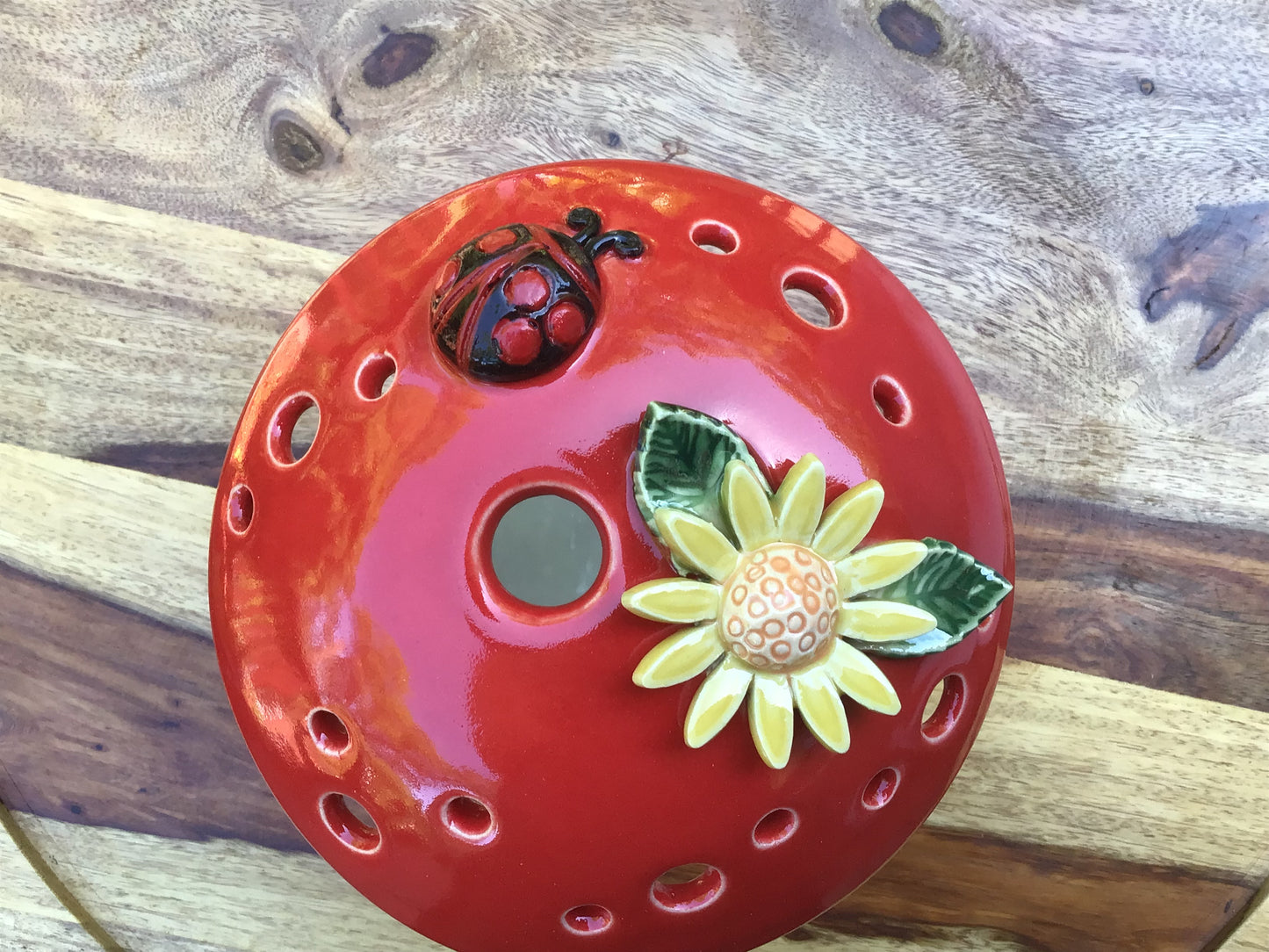 Cute Mushroom with Lady Bug Lantern