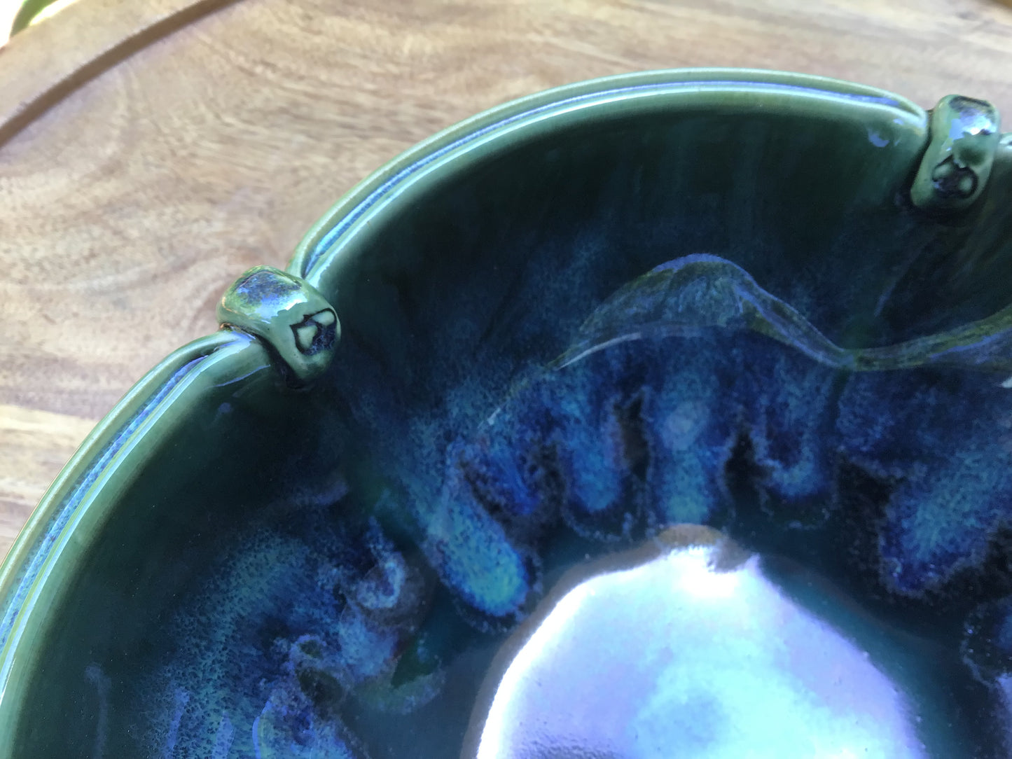 Flower Shaped Hand Carved Bowl