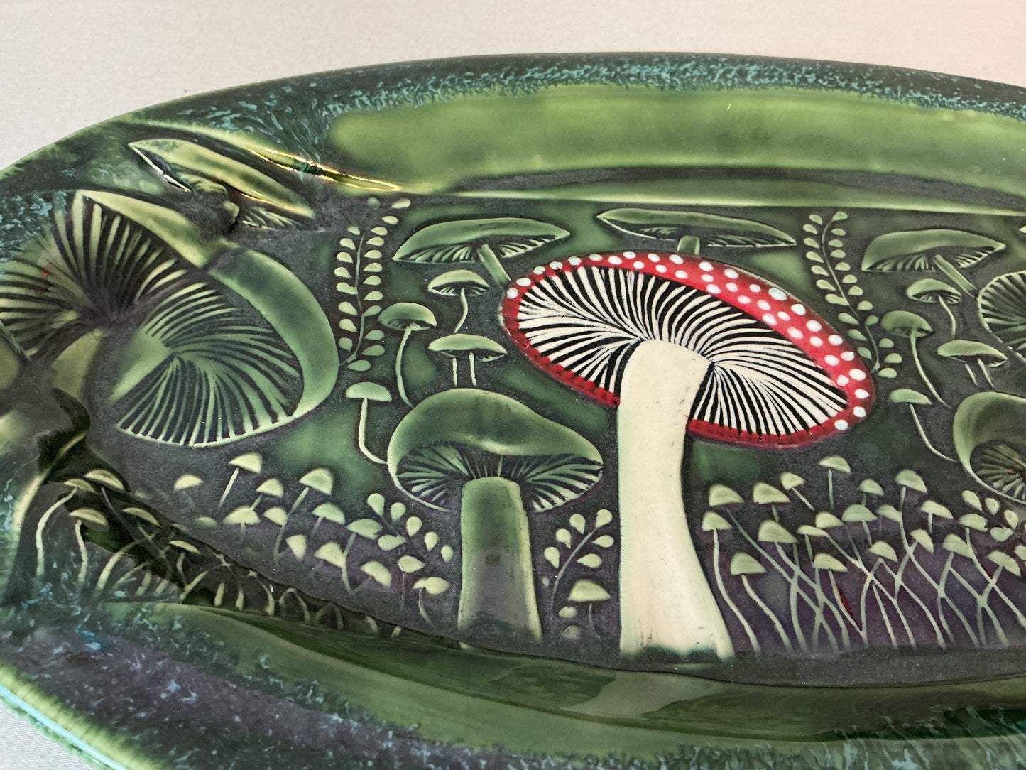 The Mushrooms Green Platter