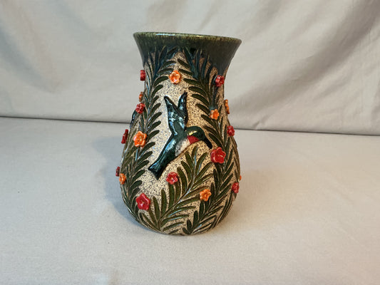 Hummingbirds Vase