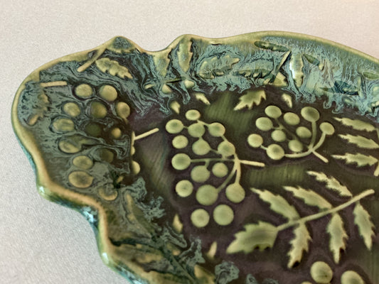 Green Rowan Berries Small Trinket Dish