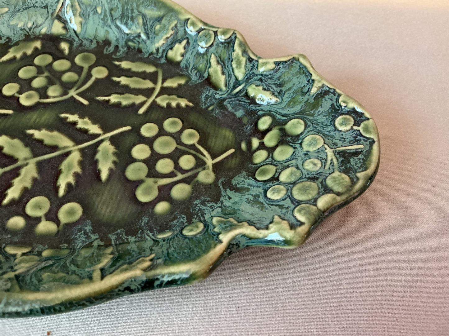 Green Rowan Berries Small Trinket Dish