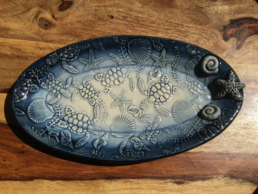 Under the Sea Small Oval Plate